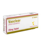 AsianContinental Vasclear Tablet, 20mg, 10-Pack