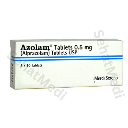 Azolam 0.5mg Tablets