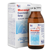 Barrett Hodgson Muconyl Expectorant Syrup, Sugar-Free, 60ml