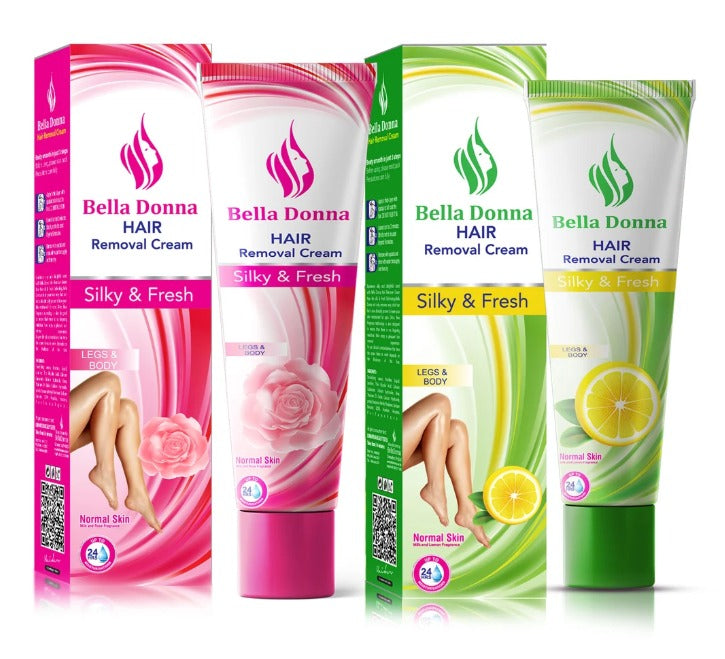 Bella Donna Hair Removal Cream, Rose & Lemon (ہیئر ریموول کریم)