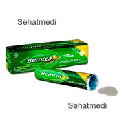 Berocca Performance Mango - Multivitamin - Performance Enhancer Effervescent Tablets (1 Bottle = 15 Tablets)