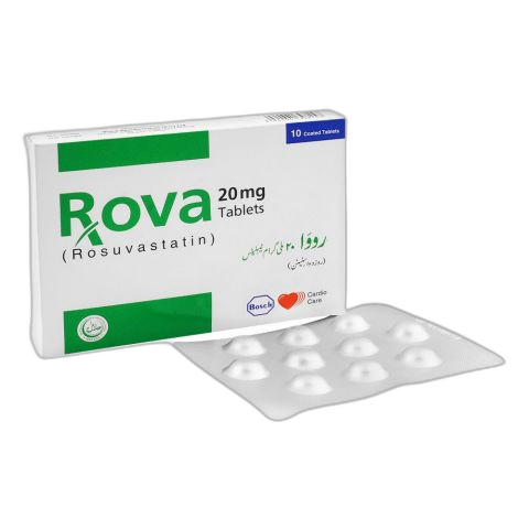 Bosch Pharmaceuticals Rova Tablet, 20mg, 10-Pack