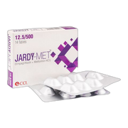 CCL Pharmaceuticals Jardy-Met Tablet, 12.5/500mg, 14-Pack