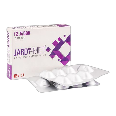 CCL Pharmaceuticals Jardy-Met Tablet, 12.5/500mg, 14-Pack