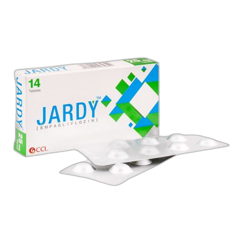CCL Pharmaceuticals Jardy Tablet, 25mg, 14-Pack