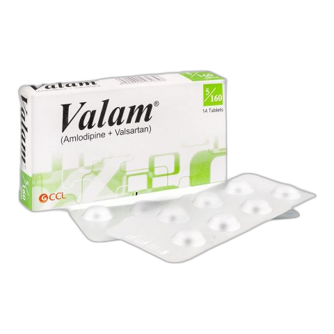 CCL Pharmaceuticals Valam Tablet, 5/160mg, 14-Pack