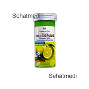 Cac-1000 Plus Effervescent Lemon Flavor Tablets (1 Bottle = 10 Tablets)
