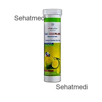 Cac 1000 Plus Effervescent Lemon Flavour Tablets (1 Bottle = 20 Tablets)