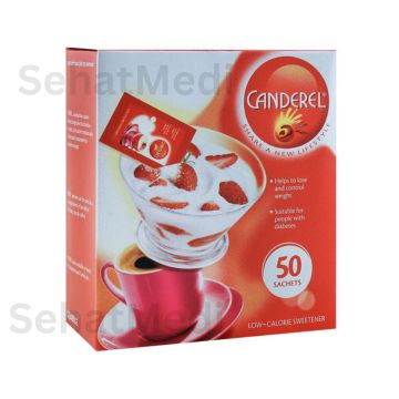 Canderel Sweetener Sachets (Box = 50 Sachets)