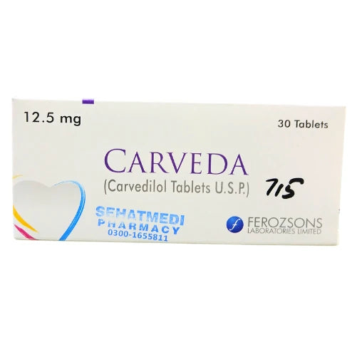 Carveda Tablets 12.5Mg
