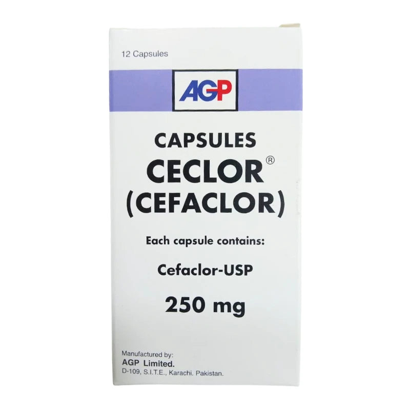 Ceclor 250mg 12 Capsules