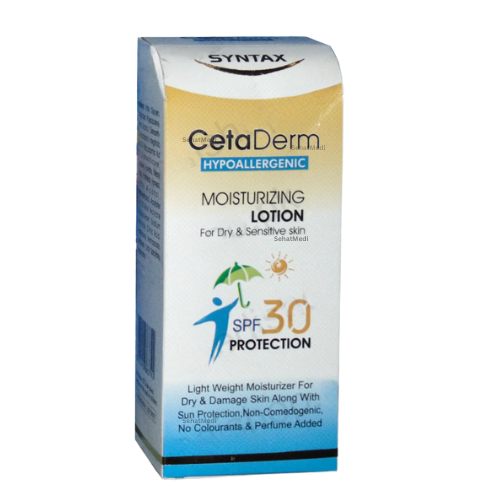 CetaDerm Moisturizing Lotion Spf 30 50gm