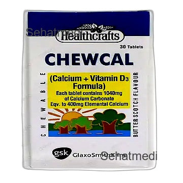 Chewcal Tablets 400Mg (1 Bottle = 30 Tablets)
