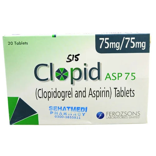 Clopid Asp Tablets 75/75Mg