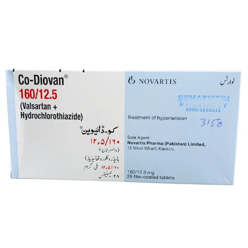 Co-Diovan Tablets 160/12.5 mg