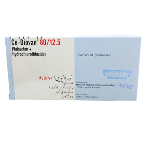 Co-Diovan Tablets 80/12.5mg