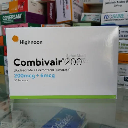 Combivair Rotacap Capsules 200mg/6mg