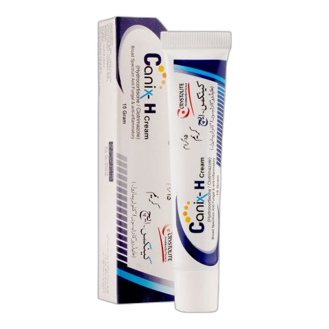 Crystolite Pharmaceuticals Canix-H Cream, 15g