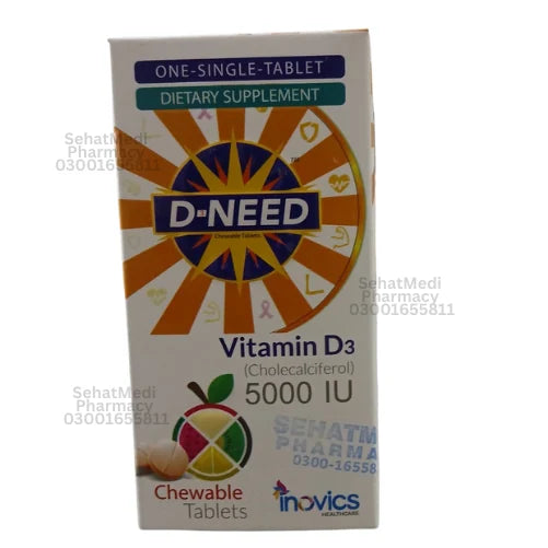 D Need tablets 5000iu 30tablets