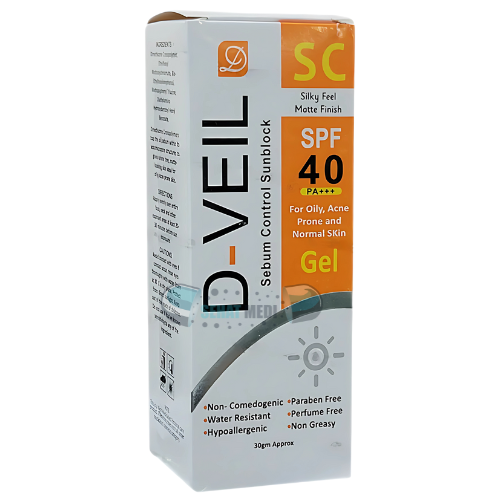 D-Veil Sebum Control Sunblock SPF40