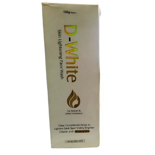 D-White Skin Lightening Face Wash 120gram