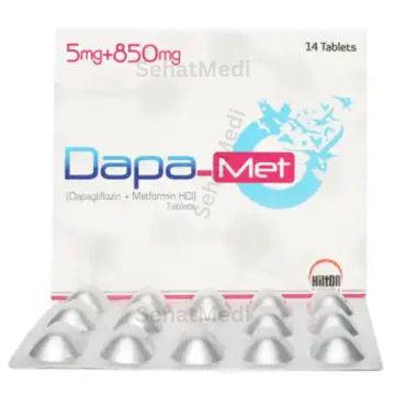 Dapa-Met 5 mg / 850 mg tablets