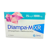 Diampa - M XR 25mg + 1000g Tablets