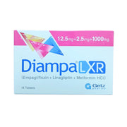 Diampa LXR 12.5mg + 2.5mg + 1000mg
