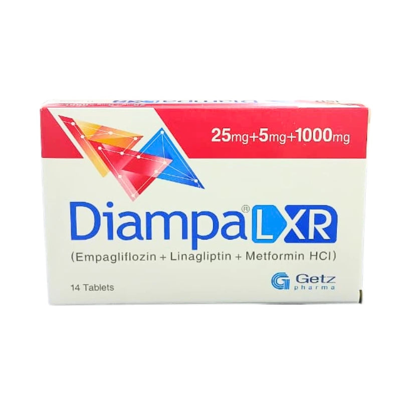 Diampa LXR 25mg + 5mg + 1000mg