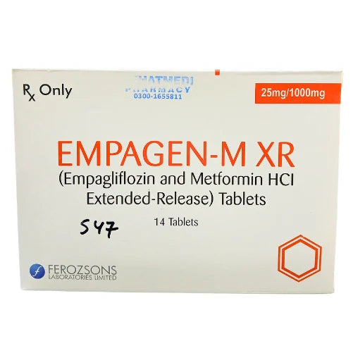 Empagen-M XR Tablets 25/1000mg