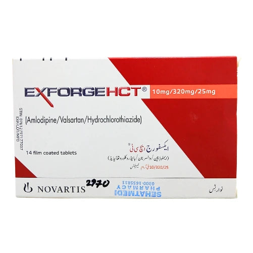 Exforge Hct Tablets 10/320/25mg