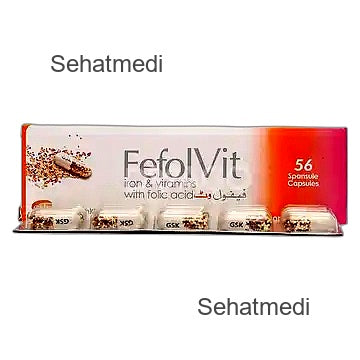 Fefolvit Capsules (1 Strip = 14 Capsules)