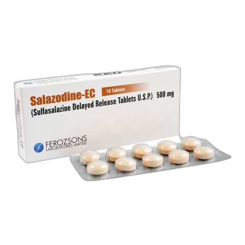 Ferozsons Laboratories Salazodine-EC Tablet, 500mg, 10-Pack