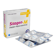 Ferozsons Laboratories Sitagen-M Tablet, 50mg/1000mg, 10-Pack