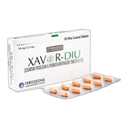 Ferozsons Laboratories Xavor-DIU Tablet, 50mg/12.5mg, 10-Pack