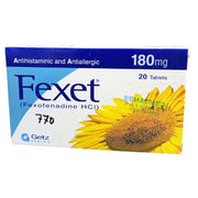Fexet 180mg Tablets