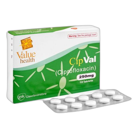 GSK Cipval Tablet, 250mg, 10-Pack