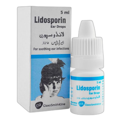 GSK Lidosporin Ear Drop, 5ml