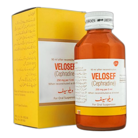 GSK Velosef Suspension, 250mg/90ml