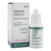 GSK Ventolin Respirator Solution, 20ml