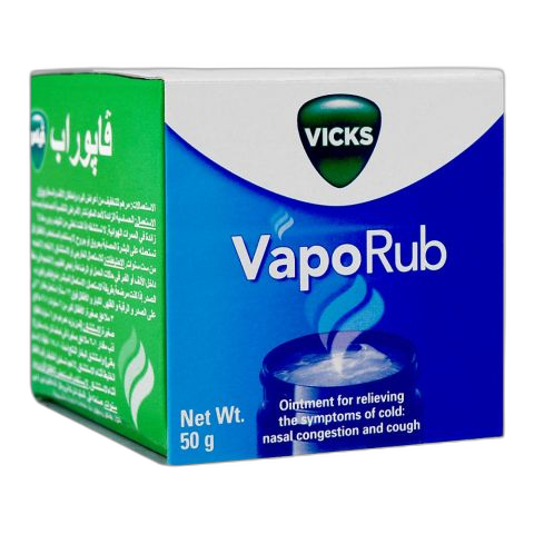 GSK Vicks Vapo Rub Ointment For Cold Relief, 50g