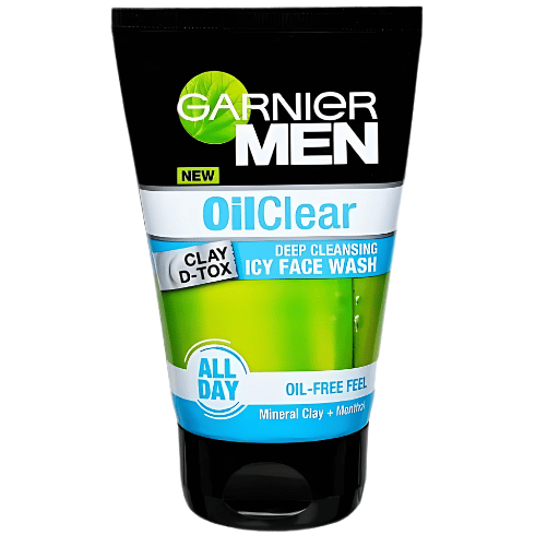 Garnier Men Oil Clear Deep Cleansing Icy Face Wash 100ml
