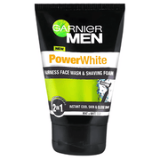 Garnier Men Power White Fairness Face Wash and Shaving Foam 100ml