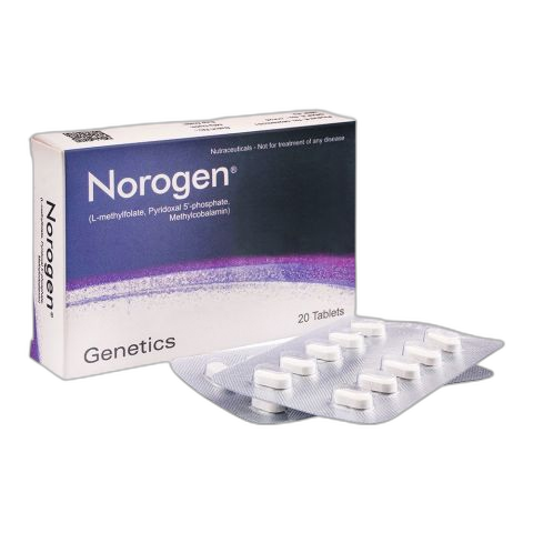 Genetics Pharmaceuticals Norogen Tablet, 20-Pack