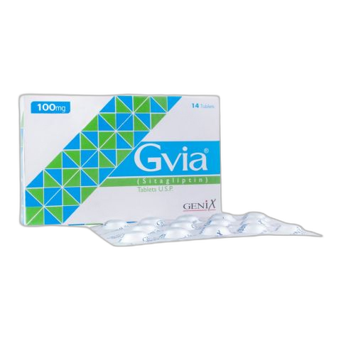 Genix Pharma Gvia Tablet, 100mg, 14-Pack