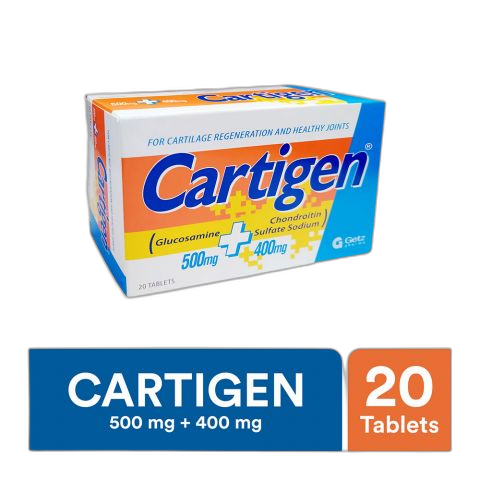 Getz Pharma Cartigen Tablet, 500mg + 400mg, 20-Pack