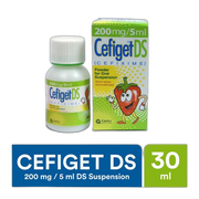 Getz Pharma Cefiget DS Powder Oral Suspension, 200mg/30ml