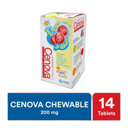 Getz Pharma Cenova Chewable Tablet, Cranberry Extract, 14-Pack