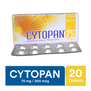 Getz Pharma Cytopan Tablet, 75mg, 20-Pack