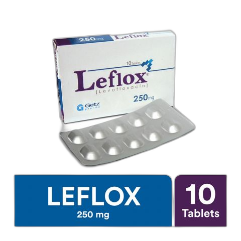 Getz Pharma Leflox Tablet, 250mg, 10-Pack